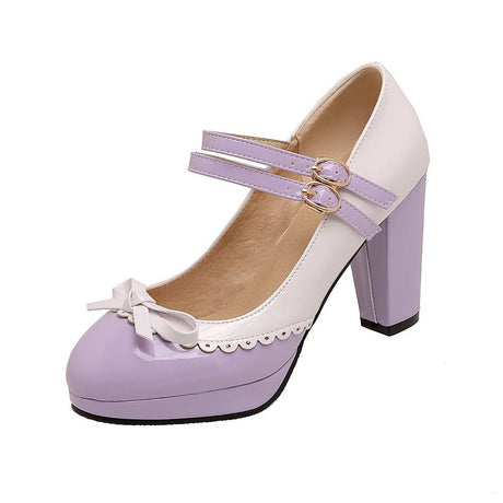 Années 40 Mary Jane Bicolore À Plateforme - Ma Penderie Vintage