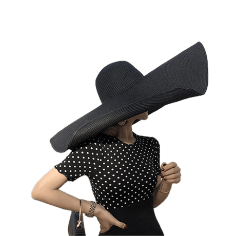 Années 70 Grand Chapeau de Paille Bohème - Ma Penderie Vintage