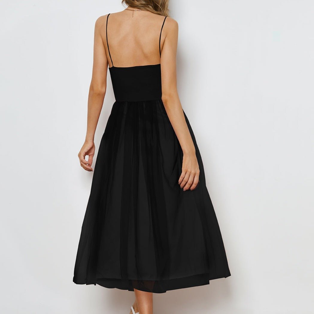Années 50 Robe Évasée Tulle Glamour Mademoiselle - Ma Penderie Vintage