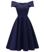 Années 50 Robe Épaules Tombantes Vintage Glamour - Ma Penderie Vintage