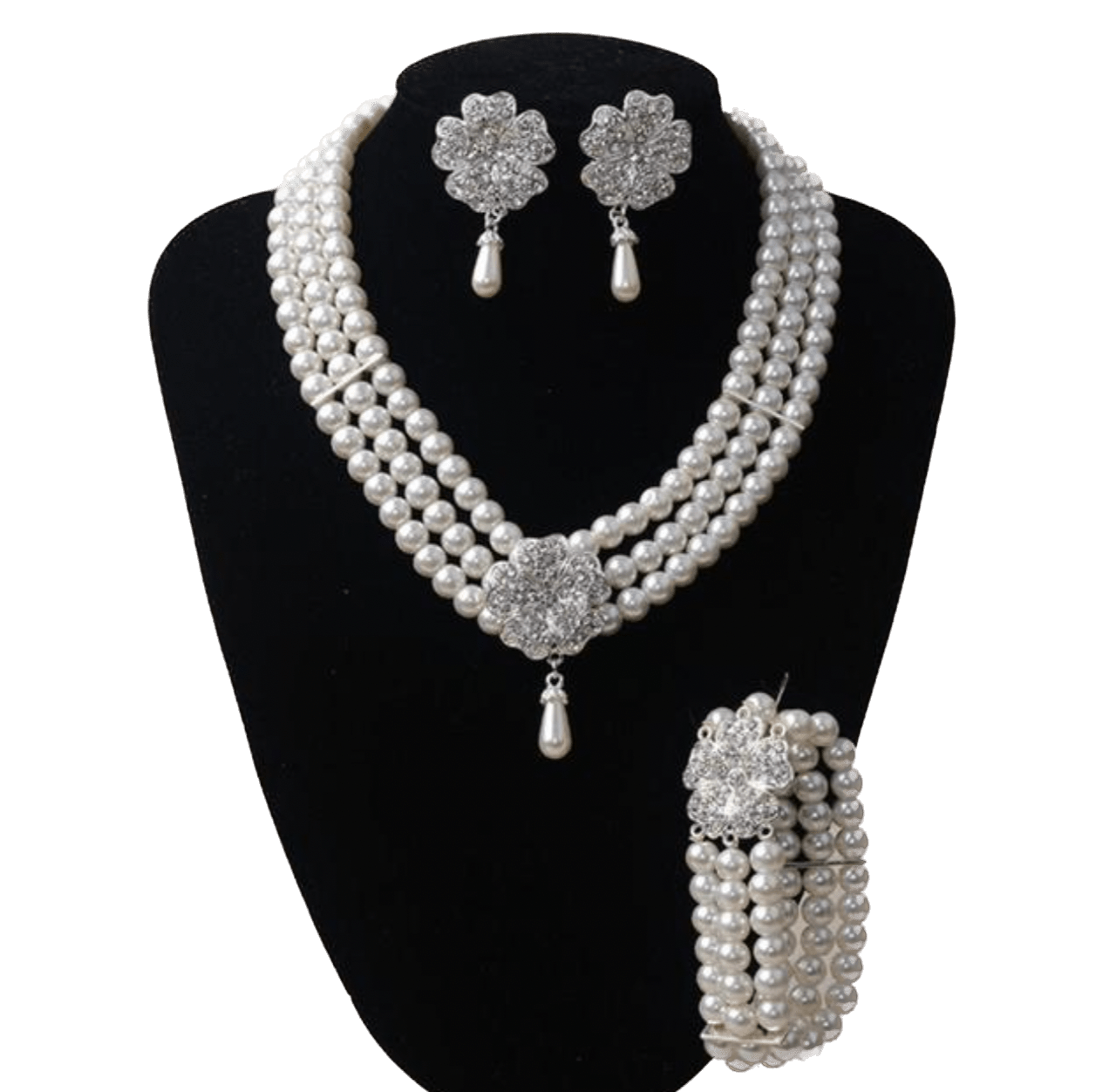Années 20 Collier Gatsby Perles et Strass - Ma Penderie Vintage