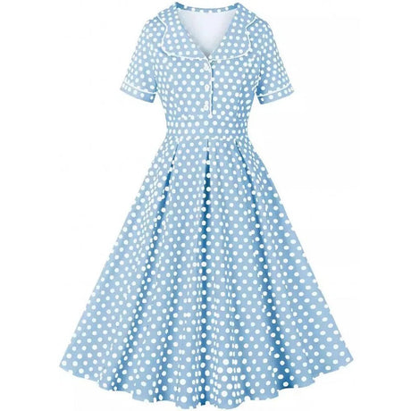 Années 50 Robe De Jour Imprimée Mad Men - Ma Penderie Vintage