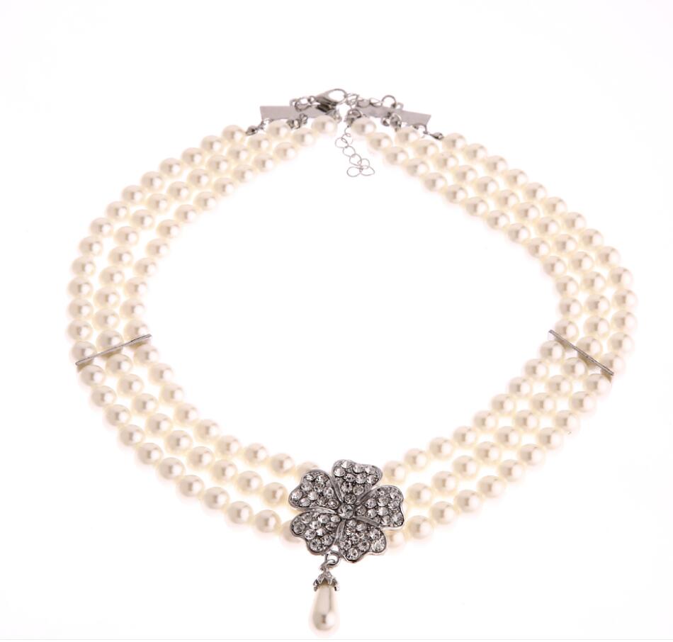 Années 20 Collier Gatsby Perles et Strass - Ma Penderie Vintage