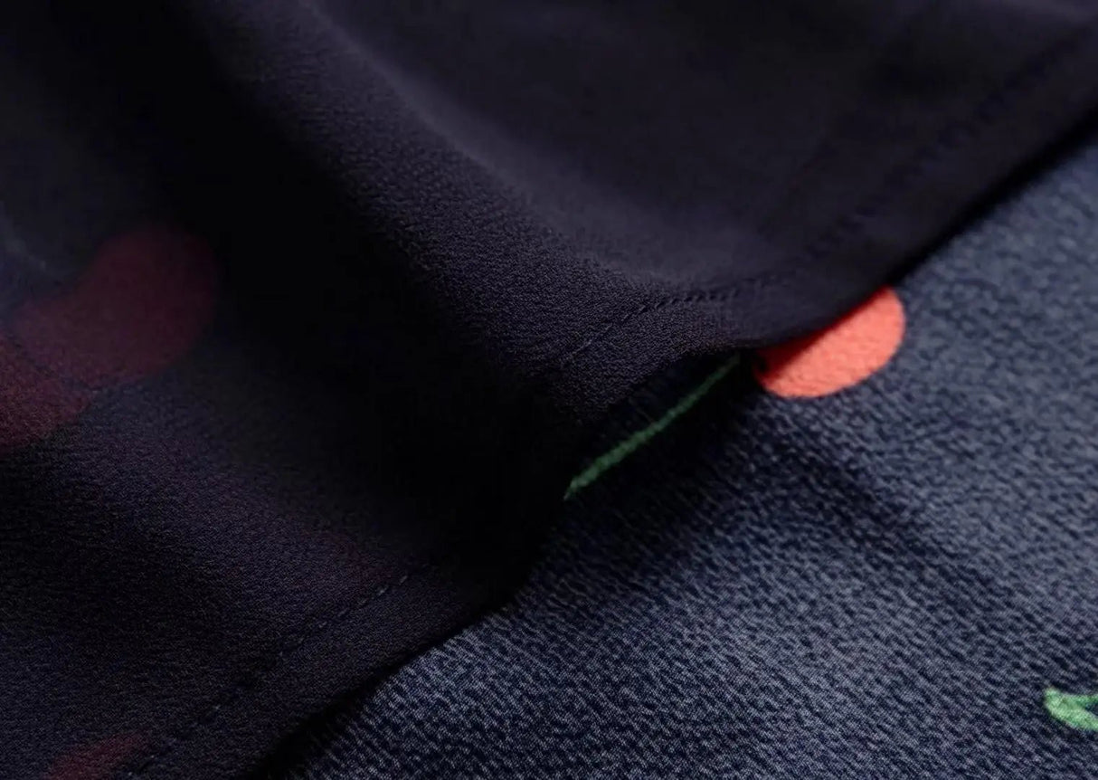 Années 40 Rétro Robe Style Portefeuille Cerises - Ma Penderie Vintage