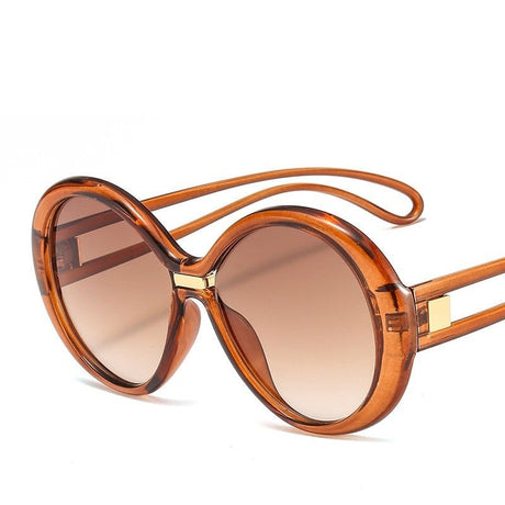 Années 70 Lunettes de Soleil Arrondies Verres Fumés - Ma Penderie Vintage
