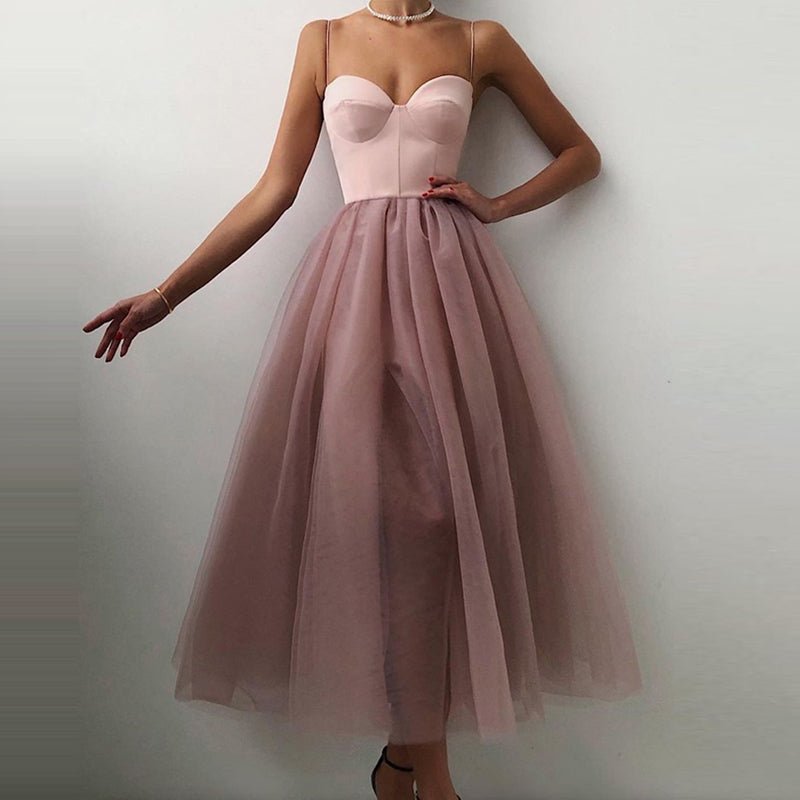 Années 50 Robe Évasée Tulle Glamour Mademoiselle - Ma Penderie Vintage