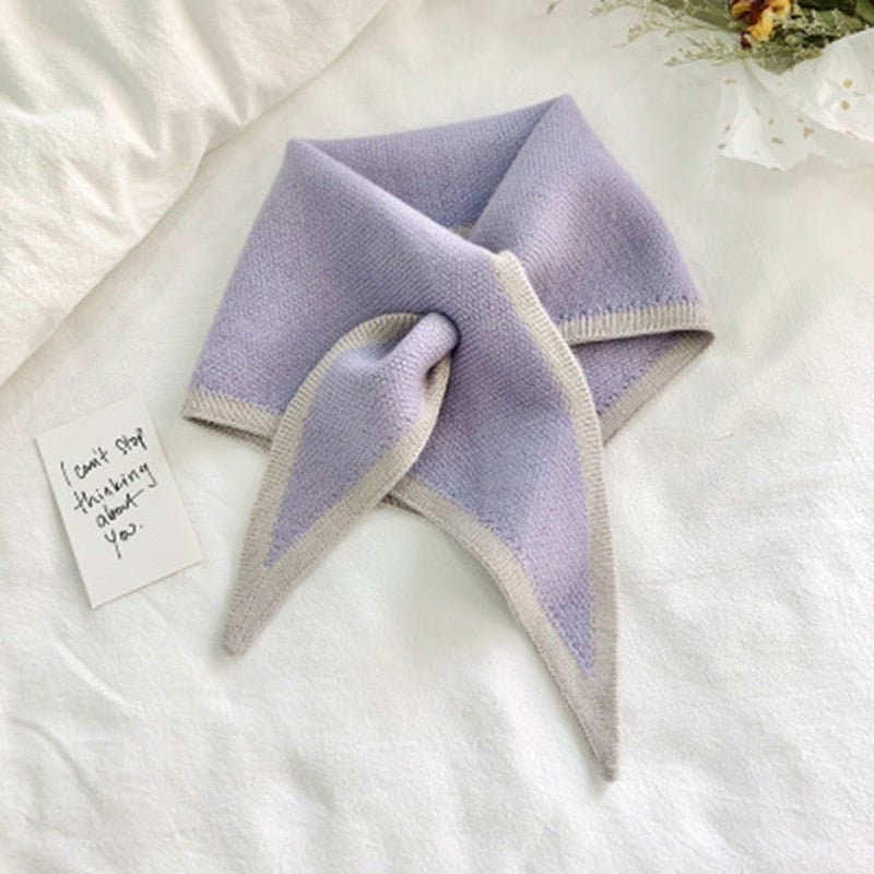 Années 40 Écharpe Croisée Maille Rétro - Ma Penderie Vintage