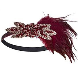 Années 20 Headband Charleston Paillettes et Plumes - Ma Penderie Vintage