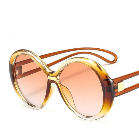 Années 70 Lunettes de Soleil Arrondies Verres Fumés - Ma Penderie Vintage