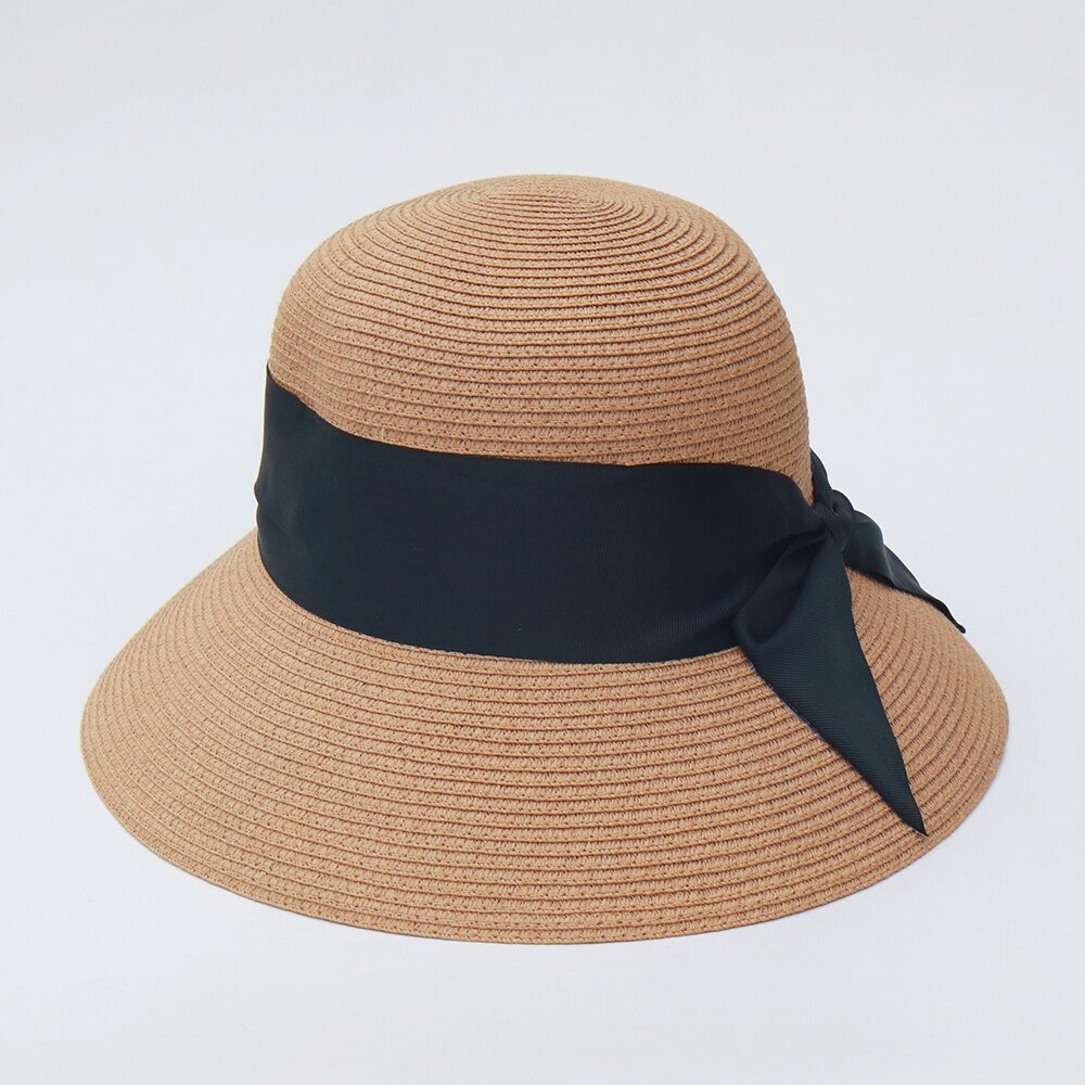 Années 40 Chapeau Seau Paille Vintage Mademoiselle - Ma Penderie Vintage