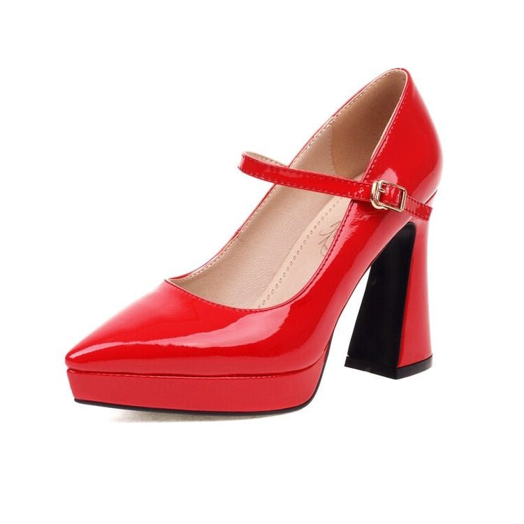 Années 60 Escarpin Vernis À Plateforme Pin Up - Ma Penderie Vintage