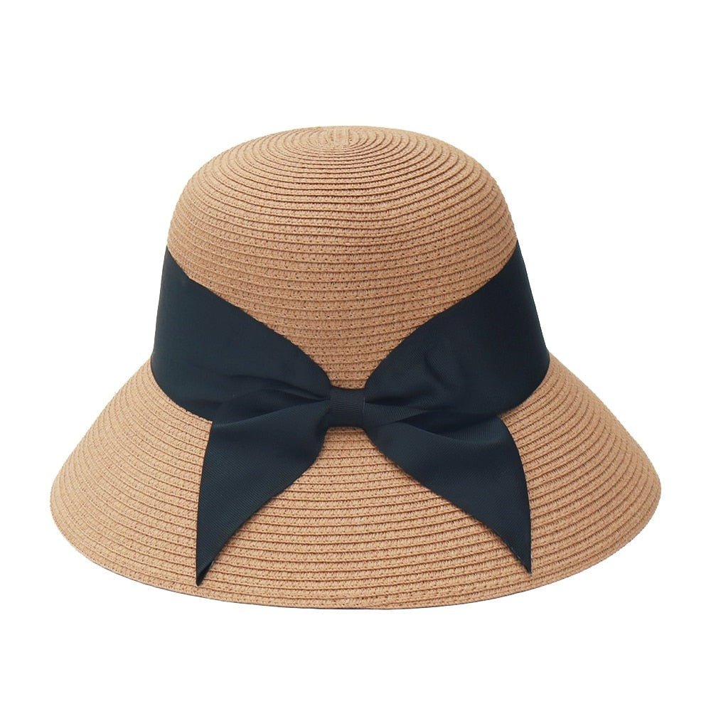 Années 40 Chapeau Seau Paille Vintage Mademoiselle - Ma Penderie Vintage