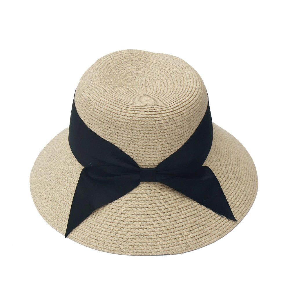 Années 40 Chapeau Seau Paille Vintage Mademoiselle - Ma Penderie Vintage