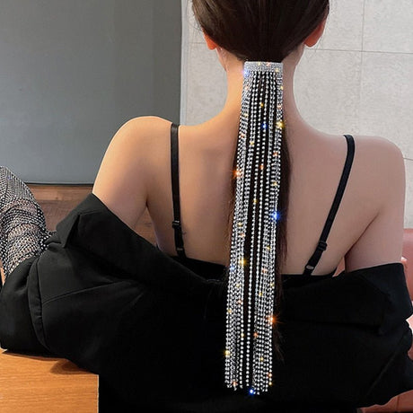 Années 70 Barrette Cheveux Chandelier Strass Glamour - Ma Penderie Vintage