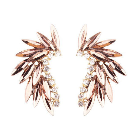 Années 50 Boucles d’Oreilles Strass Cocktail - Ma Penderie Vintage