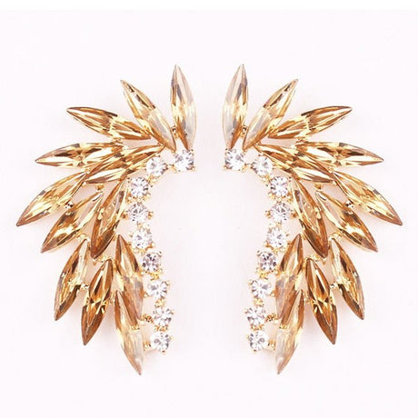 Années 50 Boucles d’Oreilles Strass Cocktail - Ma Penderie Vintage