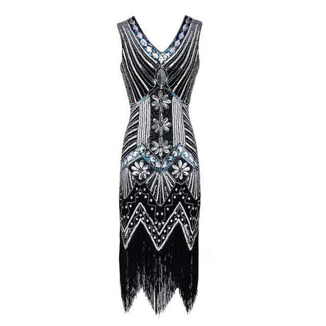 Années 20 Robe de Soir Sequin Rétro Gatsby Le Magnifique - Ma Penderie Vintage