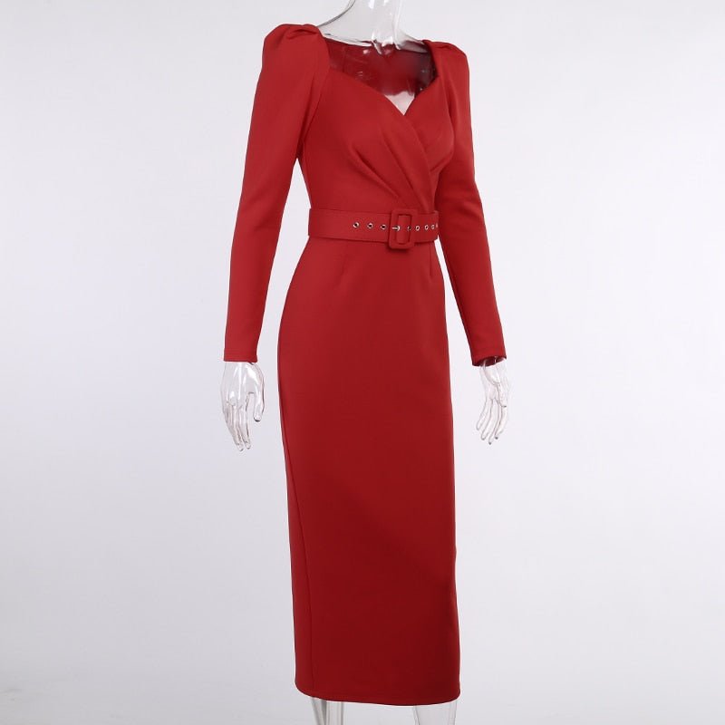 Années 50 Robe Fourreau Midi Pin Up - Ma Penderie Vintage