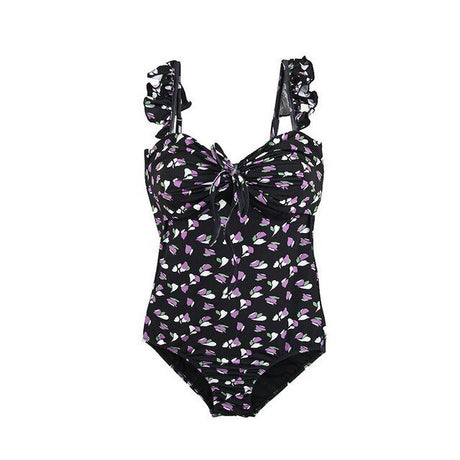 Années 40 Maillot de Bain Une Pièce Floral Liberty - Ma Penderie Vintage