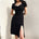 Années 40 La Petite Robe Noire Rétro Mi - Longue - Ma Penderie Vintage