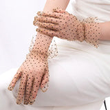 <tc>1950's</tc> Pin Up Polka Dot Gloves <tc>Glamour</tc>