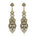 Années 20 Boucles d'Oreilles Chandelier Art Déco Or  - Ma Penderie Vintage
