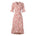 Années 40 Robe Croisée Imprimée Floral Rétro - Ma Penderie Vintage