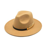 <tc>1980's</tc> Vintage Fedora Hat with Gold Feather