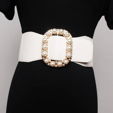 1960's Belt Glamour Retro Pearl Loop