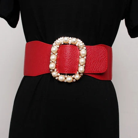 1960's Belt Glamour Retro Pearl Loop