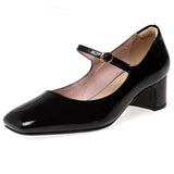 <tc>1960's</tc> Retro Mary Jane Leather Shoes