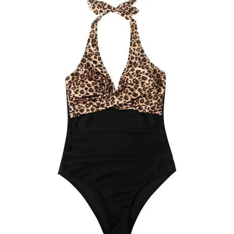 1980's Printed One Piece Swimsuit