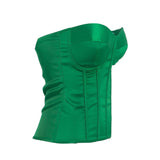 <tc>1980's</tc> Satin Pin Up Evening Bustier