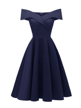 <tc>1950's</tc> Sophia Loren Drop Shoulder Dress