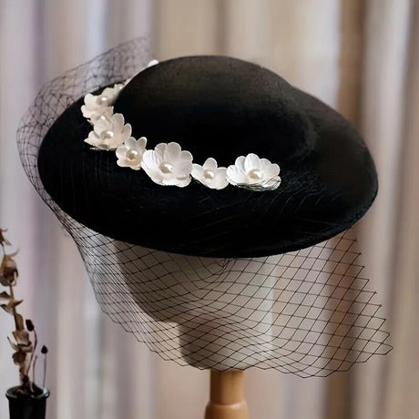 Années 40 Chapeau Camélia Glamour - Ma Penderie Vintage