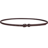 Années 40 Ceinture Fine En Cuir Rétro - Ma Penderie Vintage