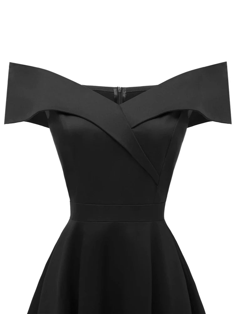 <tc>1950's</tc> Sophia Loren Drop Shoulder Dress