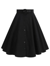 <tc>1960's</tc> Vintage Mary-jane Flared Skirt