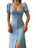 Années 40 Robe Midi Rétro Suzie Col Coeur - Ma Penderie Vintage