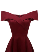 <tc>1950's</tc> Sophia Loren Drop Shoulder Dress