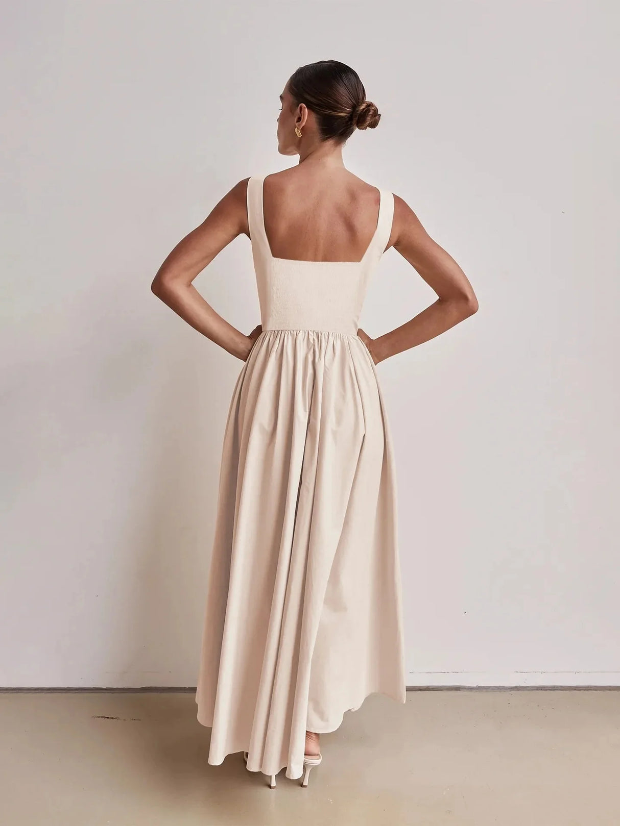 Années 60 Robe Évasée Sans Manches Rétro Chic - Ma Penderie Vintage