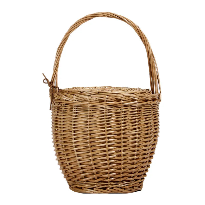 1970's Jane Birkin Wicker Basket Bag