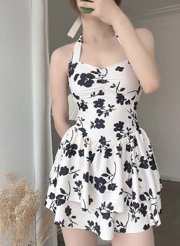 Années 50 Maillot De Bain Jupe Rétro - Ma Penderie Vintage