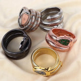 Ma Penderie Vintage - Années 80 Montre Bracelet Triple Serpent