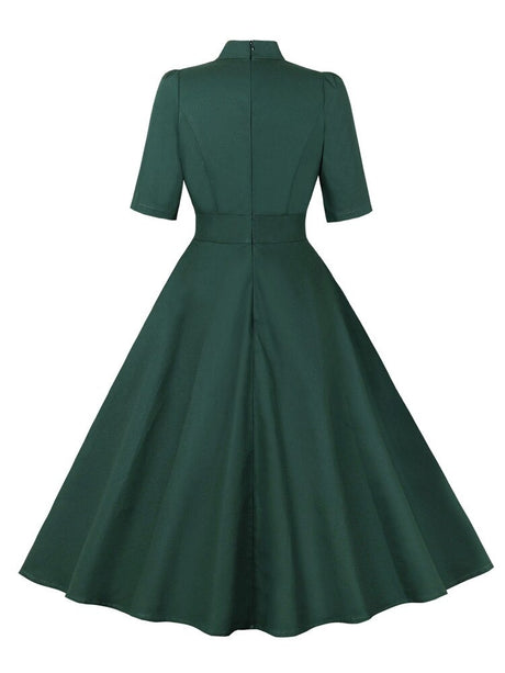 Années 50 Robe Évasée De Soirée Jackie O' - Ma Penderie Vintage