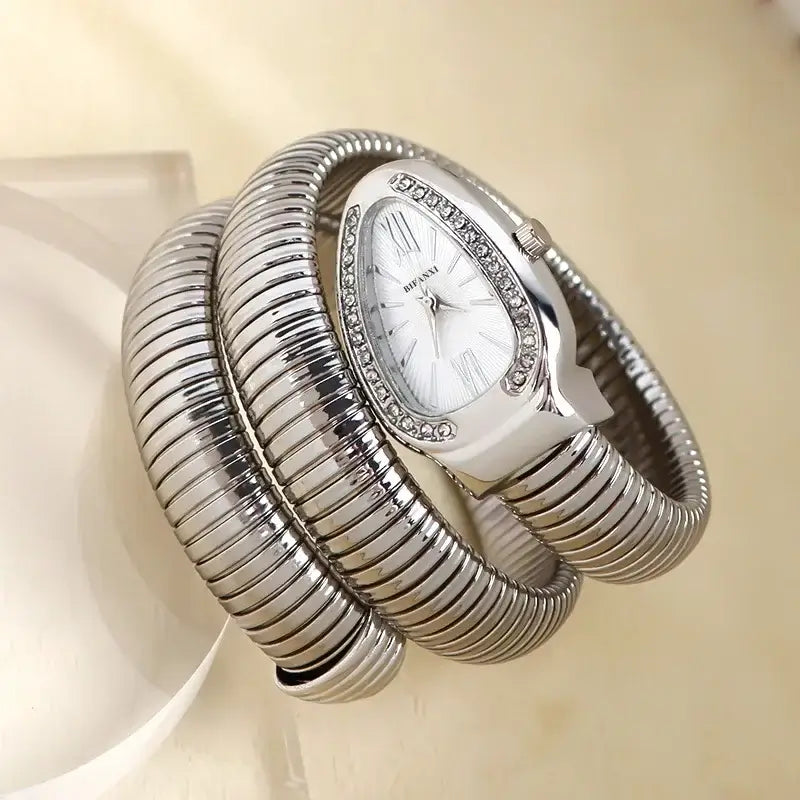 Ma Penderie Vintage - Années 80 Montre Bracelet Triple Serpent