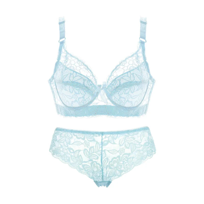 <tc>1970's</tc> Retro Floral Lace Lingerie Set