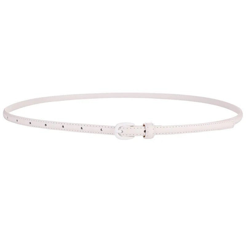 Années 40 Ceinture Fine En Cuir Rétro - Ma Penderie Vintage