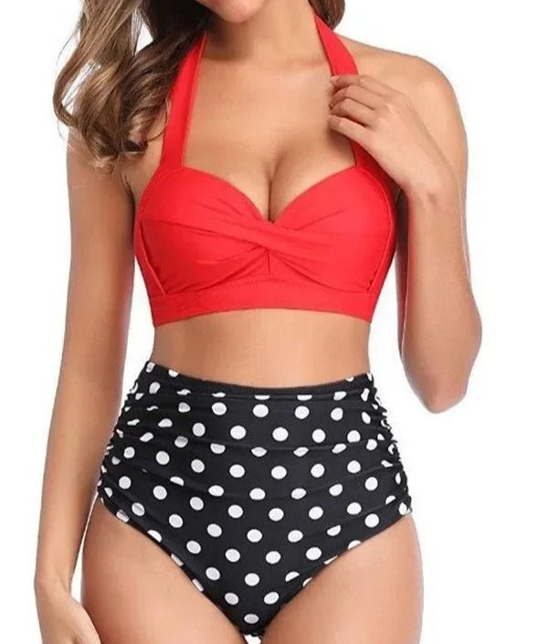 Années 50 Retro Maillot De Bain Deux Pièces Pin Up - Ma Penderie Vintage