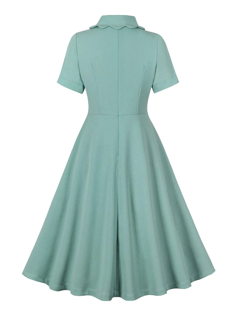 Années 50 Robe Évasée Rétro Vert Menthe Lucy - Ma Penderie Vintage